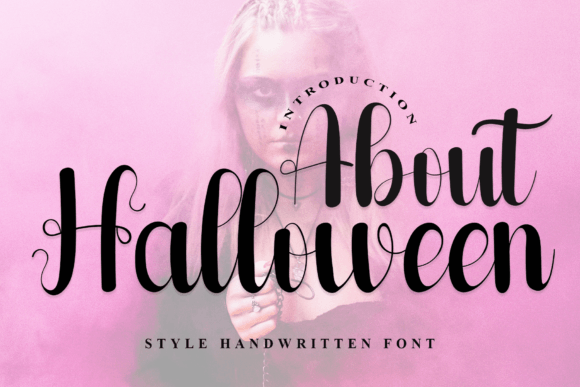 About Halloween: A Handwritten Font with Timeless Elegance