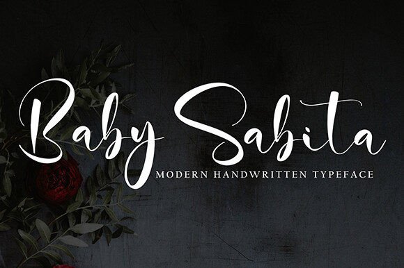 Baby Sabita: A Delicate Script Font for Elegant Brand Identities