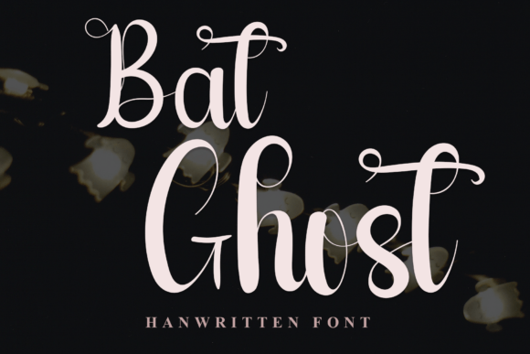 Bat Ghost: A Timeless Handwritten Font for Crafters and Makers