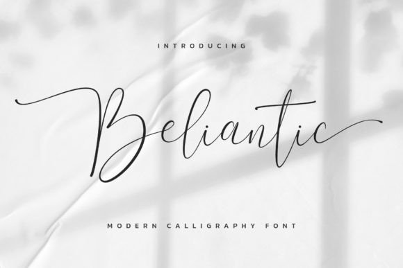 Beliantic: A Script Font That Elevates Brand Identity for Small Businesses