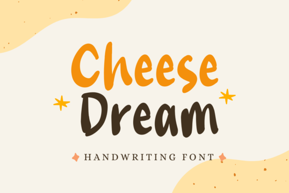 Cheese Dream: A Handwritten Font for Whimsical Craft Designs