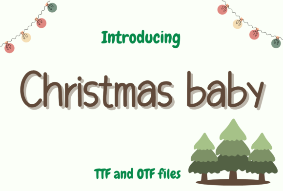 Christmas Baby: A Charming Script Font for Modern Web Design