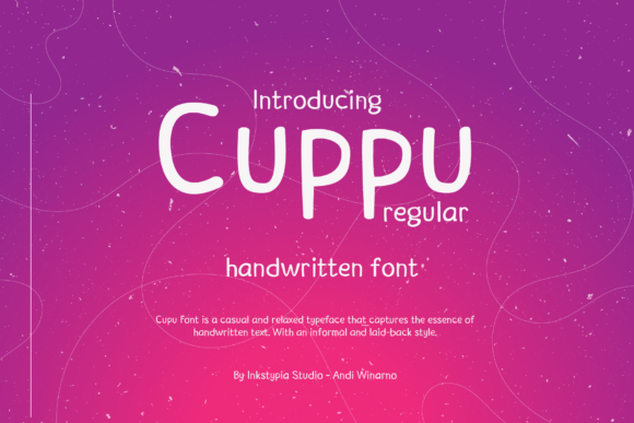 Cuppu Font: The Perfect Handwritten Touch for Crafters and Makers