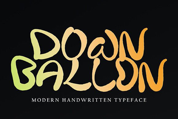 Down Ballon Font: A Bold Choice for Branding with Personality