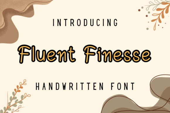 Fluent Finesse: A Handwritten Font That Elevates Every Maker’s Design