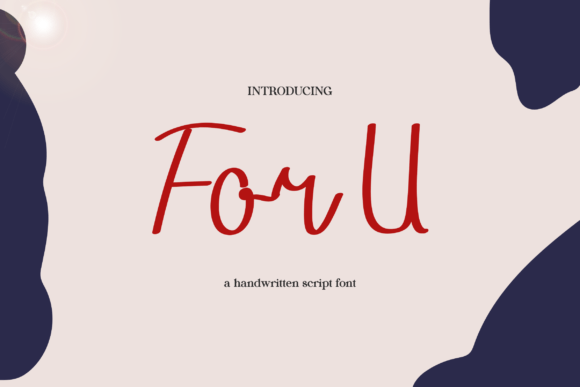 For U: A Handwritten Font That Elevates Editorial Design