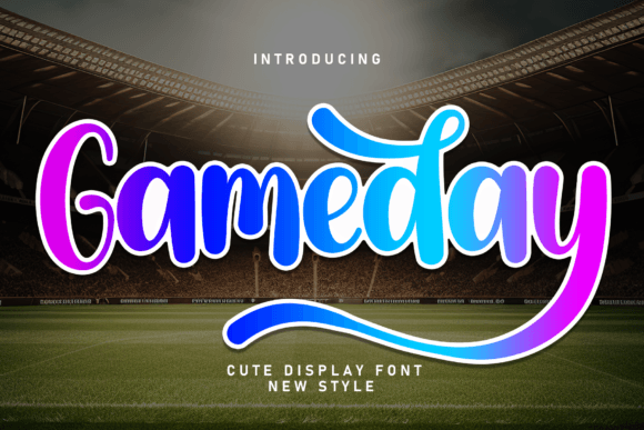 Gameday: A Sweet Handwritten Font for Makers and Creative Sellers