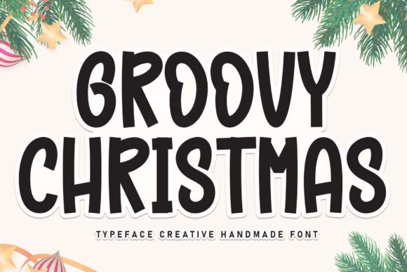Groovy Christmas: A Festive Handwritten Font for Small Business Branding