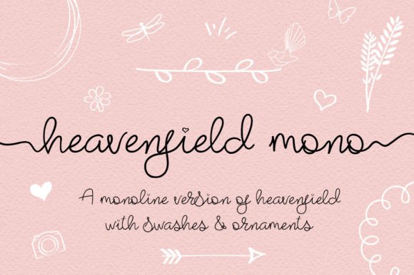 Heavenfield Mono: A Designer’s Font for Romantic, Elegant Branding