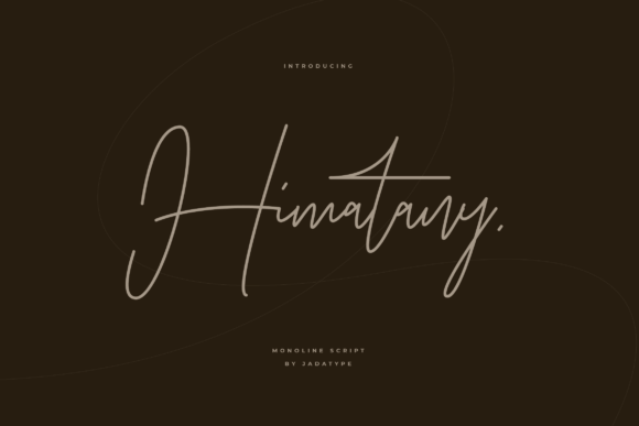 Himatany: A Script Font That Brings Handmade Designs to Life