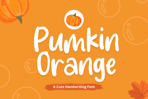 How Pumpkin Orange Font Elevates Campaign Visuals with Handmade Charm