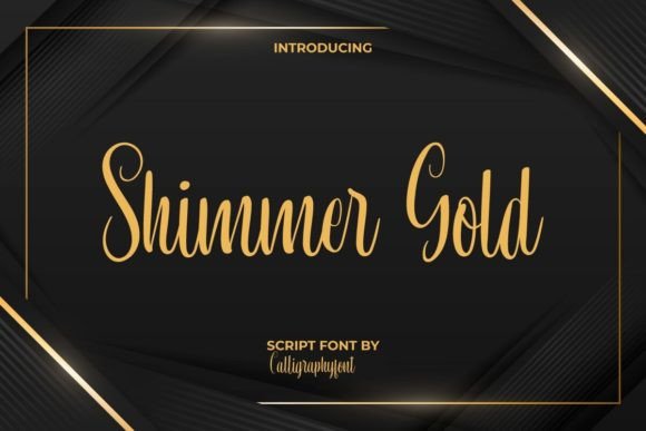 How Shimmer Gold Font Gave My Small Business a Classy New Look