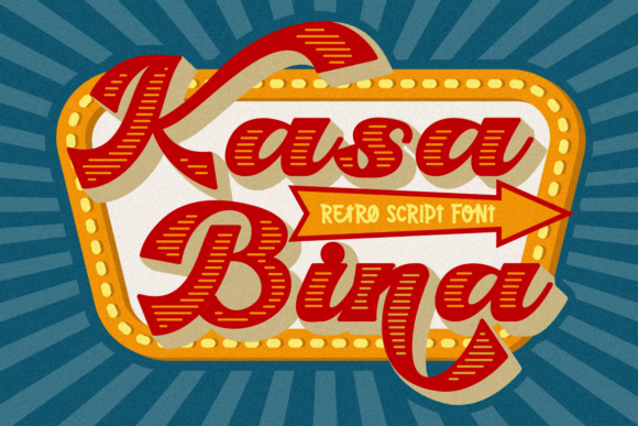 Kasabina: A Bold Script Typeface for Creative Web Design