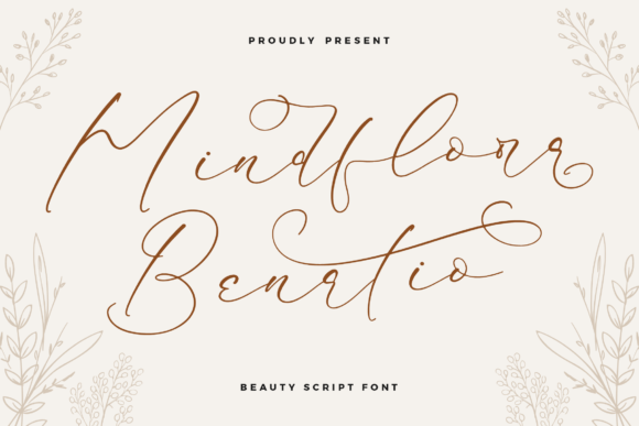Mindflora Benatio: A Luxurious Script Font for Business Branding