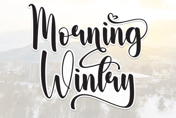 Morning Wintry: A Sweet Script Font for Modern Web Design Projects