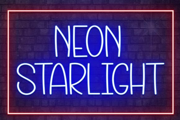 Neon Starlight: A Sweet Handwritten Font for Playful Branding Projects