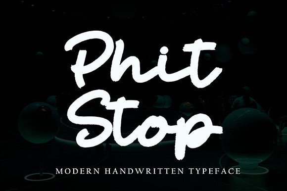 Phit Stop: Elevating Editorial Design with a Stylish Script Font
