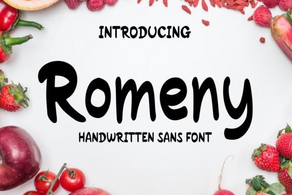 Romeny: A Handwritten Sans Font for Modern Editorial Design
