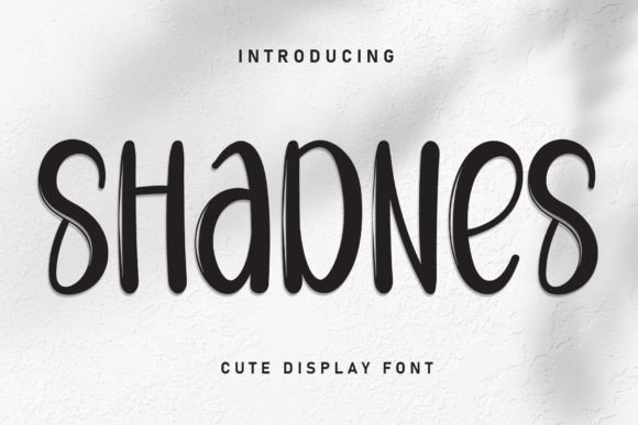 Shadnes: A Sweet, Handwritten Font That Elevates Digital Branding