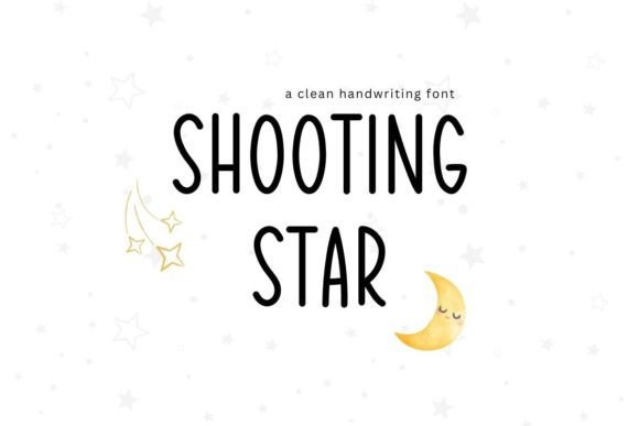 Shooting Star: A Handwritten Font That Elevates Small Business Branding