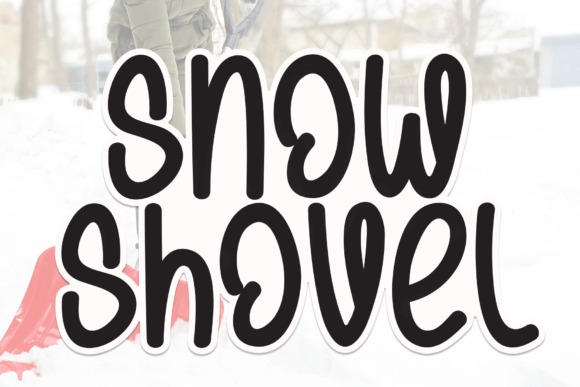 Snow Shovel: A Sweet Handwritten Font for Crafters and Makers