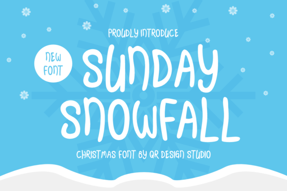 Sunday Snowfall: A Sweet Handwritten Font for Modern Branding Projects