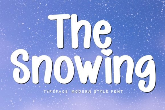 The Snowing: A Handwritten Font That Builds Business Trust