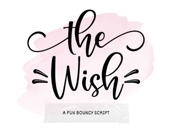 The Wish: A Playful Script Font for Modern Web Design