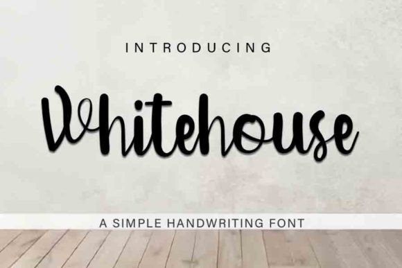 Whitehouse: A Nostalgic Display Font for Editorial Design and Digital Publishing
