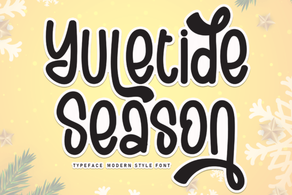 Yuletide Season Font: A Sweet Touch for Modern Web Design