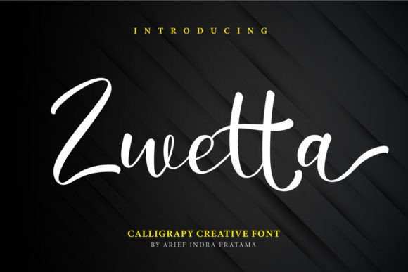 Zwetta: A Handwritten Font for Modern Web and Digital Design